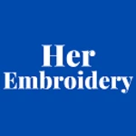 her embroidery android application logo